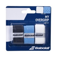 Babolat My Overgrip Bleu Blanc Noir Blister Pack 3 Unites