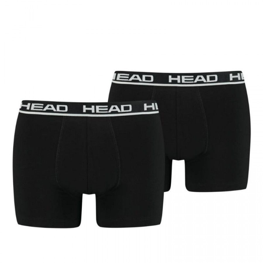 Boxers Head Basic Negro 2 Unidades