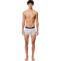 Boxers Lacoste Casual Gris Vigore 3 Unidades