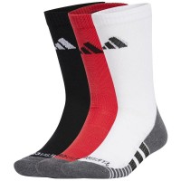 adidas Chaussettes Crew Cushioned Rouge Noir Blanc 3 Paires