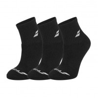 Calcetines Babolat Quarter Negro 3 Pares