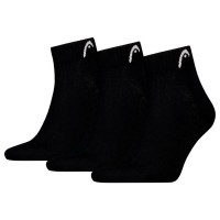 Calcetines Head All Sports Quarter Negro 3 Pares