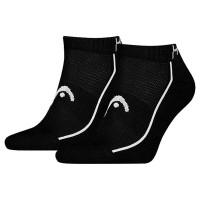 Head Performance Sneaker Black White Socks 2 Pairs