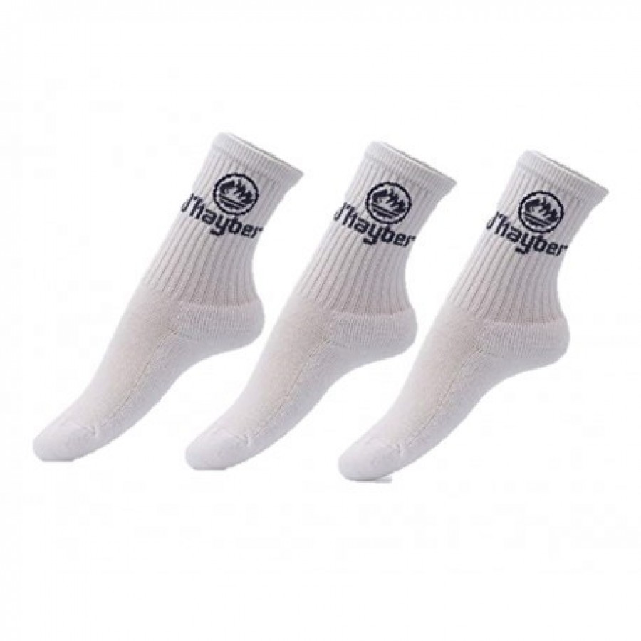 Chaussettes blanches JHayber Crew 3 Paire