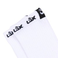 Lok Short Accent White Socks 1 Pair