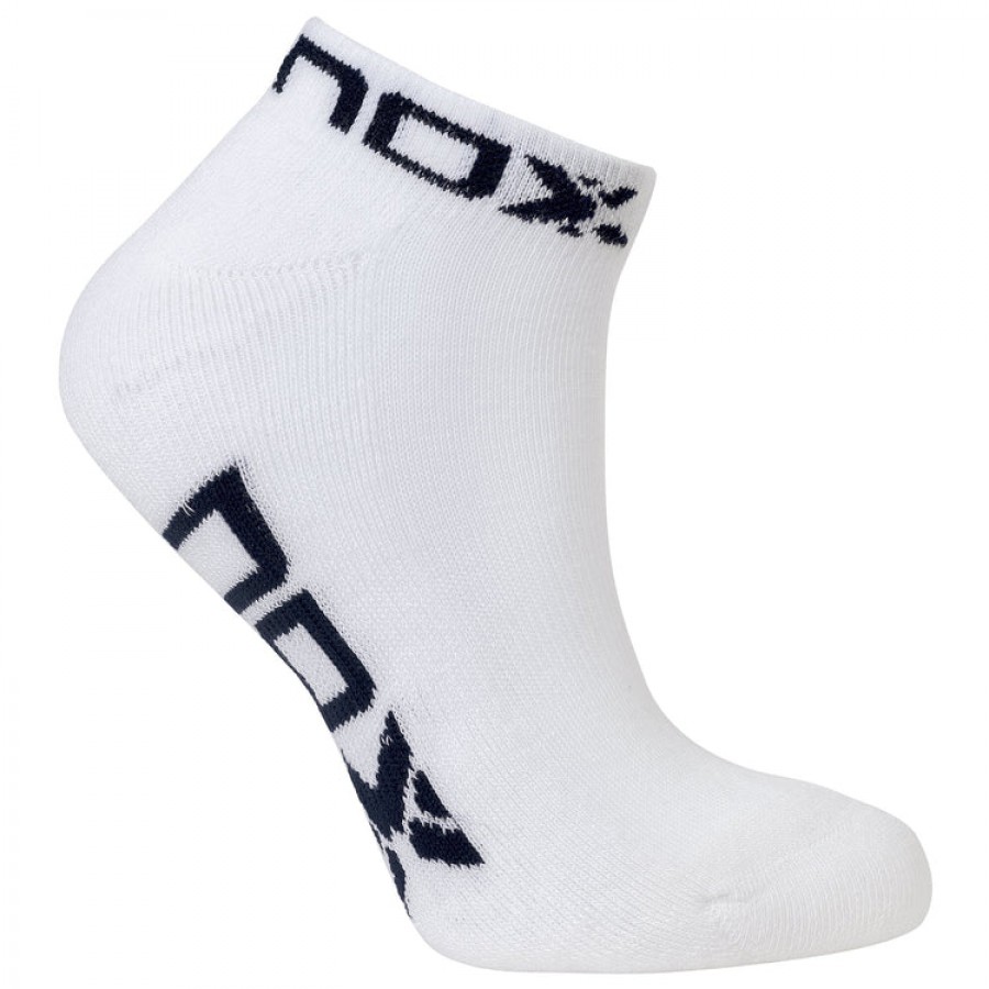 Chaussettes Nox Cheville Marine Blanc 1 Paire