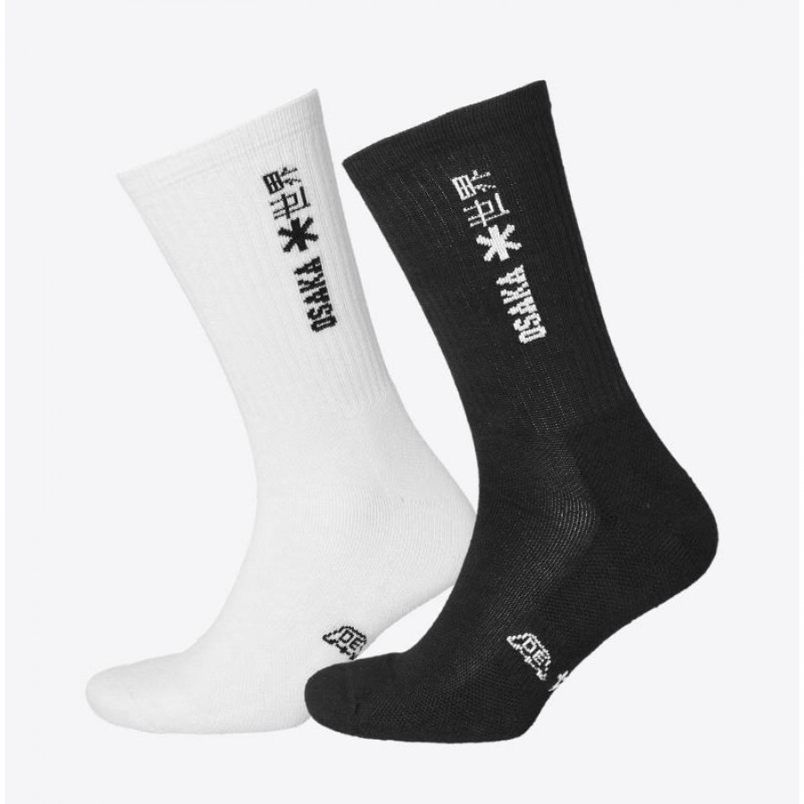 Osaka White Black Chaussettes 2 Paires