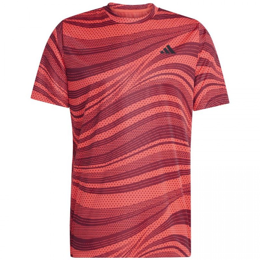 T-shirt adidas Club Graphic Rouge