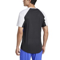 T-shirt adidas Freelift Pro Blanc Bleu Noir