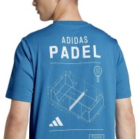 Camiseta Adidas Padel Category Graphic Azul