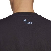 Camiseta Adidas Tennis AO Graphic Negro