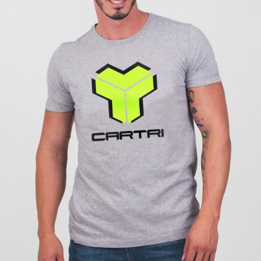 Camiseta Algodon Cartri Coach 1.0 Gris Junior