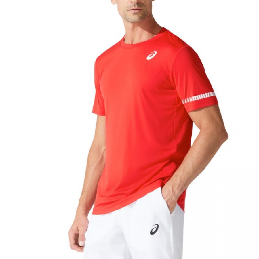 Camiseta Asics Court Rojo