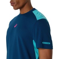 Asics Padel Court SS Top Blue Mako T-Shirt