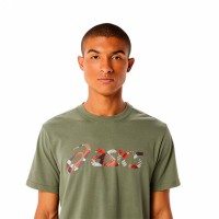 Asics Wild Camo Lichen Green T-Shirt