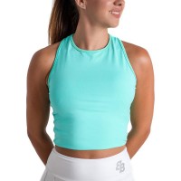 BB Basic T-shirt vert eau courte