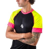 Camiseta BB Owens Negro Rosa Amarillo Fluor