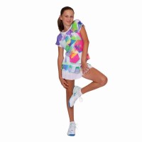 Camiseta Bidi Badu Kaleido Capsleeve Blanco Mix Junior