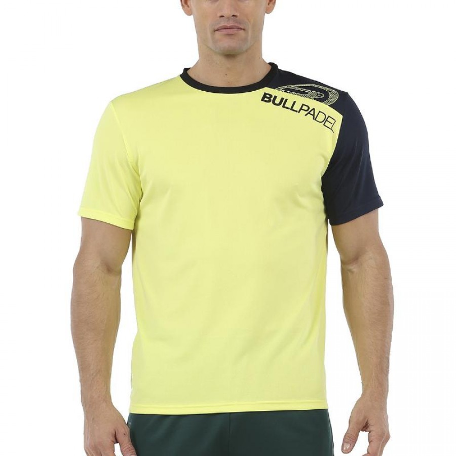 Camiseta Bullpadel Unut Amarillo Azufre Fluor