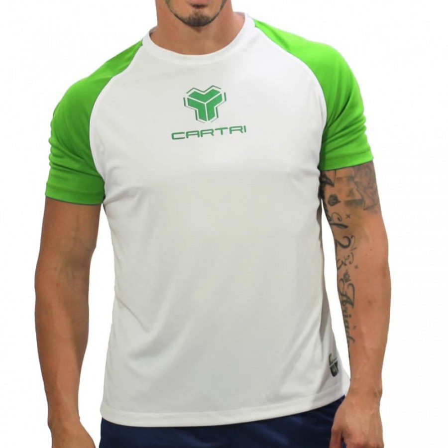 Camiseta Cartri Match Blanco Fluor