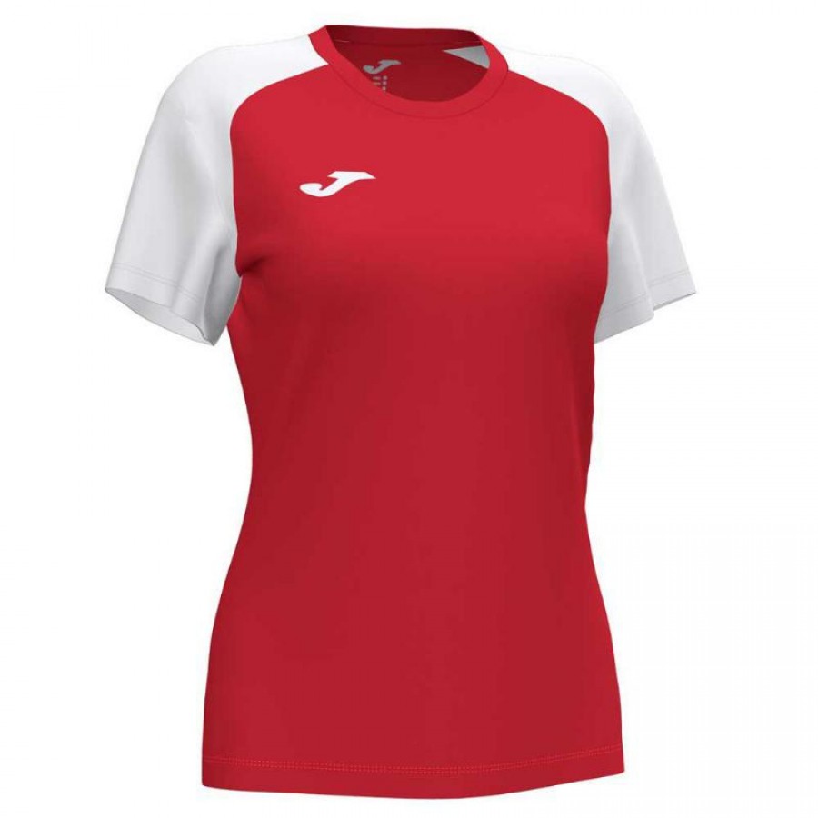 Camiseta Joma Academy IV Rojo Blanco Mujer