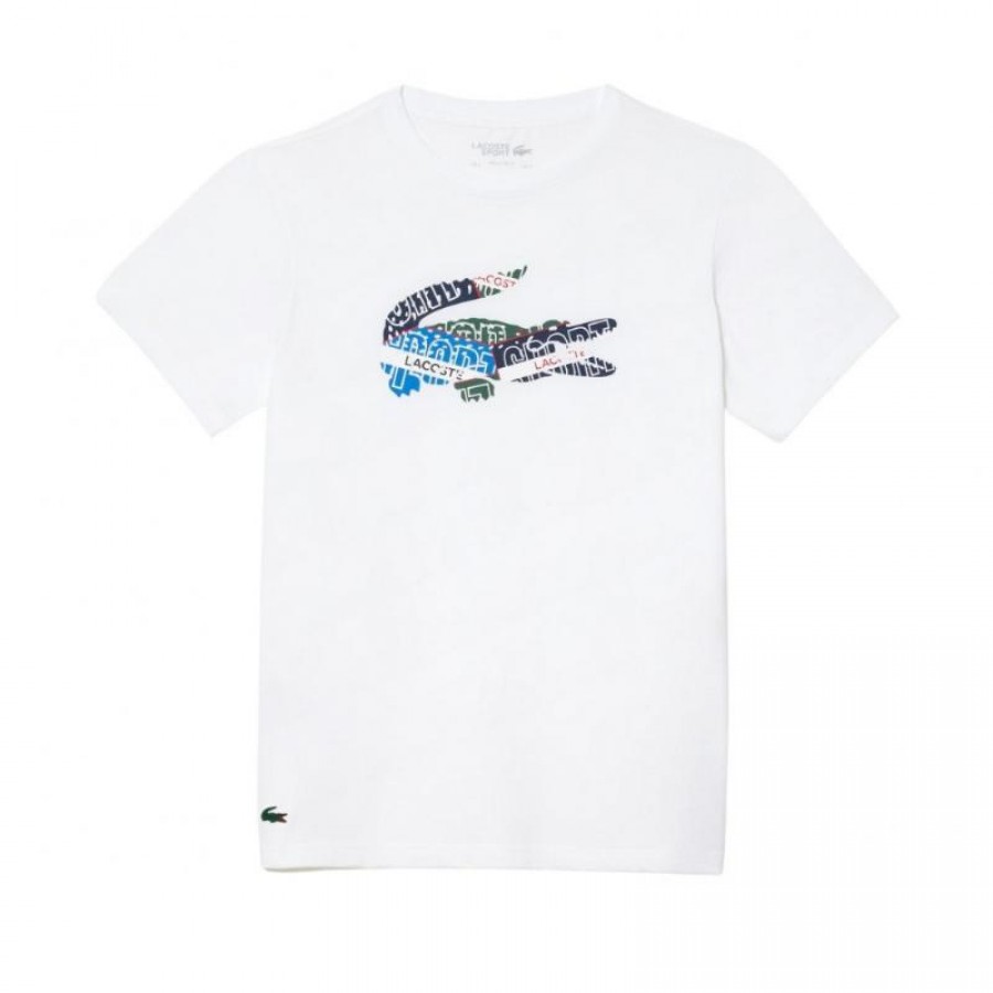 Lacoste Sport White Dot T-Shirt