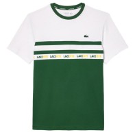 Lacoste Ultra Dry T-Shirt Green White