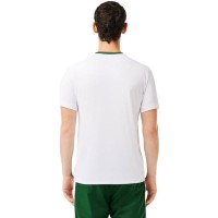 Camiseta Lacoste Ultra Dry Verde Blanco