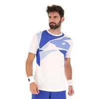 Camiseta Lotto Tech I D2 Blanco Brillo Azul