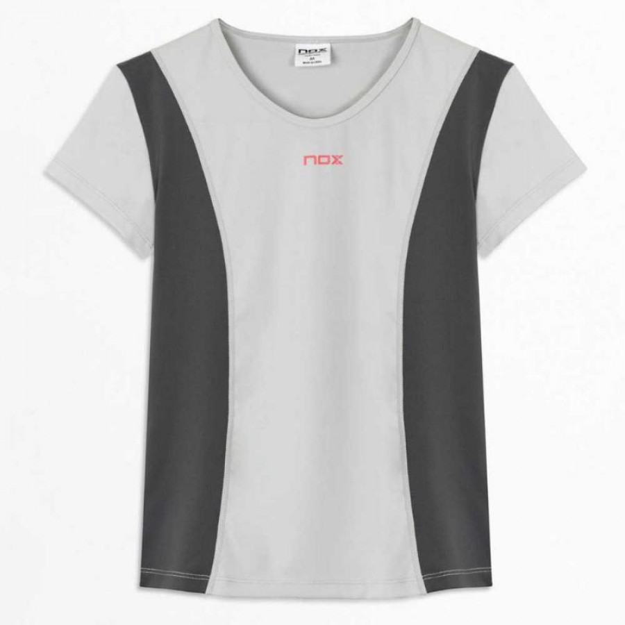 Camiseta Nox Pro Regular Gris Claro Mujer