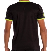 Camiseta Softee Tipex Negro Amarillo Fluor Junior