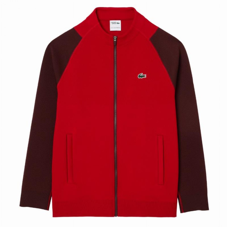 Chaqueta Lacoste Novak Djokovic Burdeos