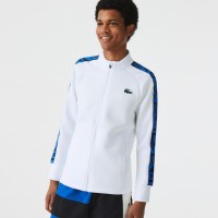 White Lacoste Sport Jacket