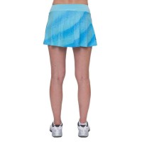 Falda Bidi Badu Beach Spirit Printed Wavy Aqua