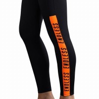 Endless Syncro Noir Orange Leggings