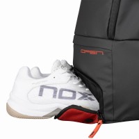 Mochila Nox AT10 Luxury Open Series Negro Rojo