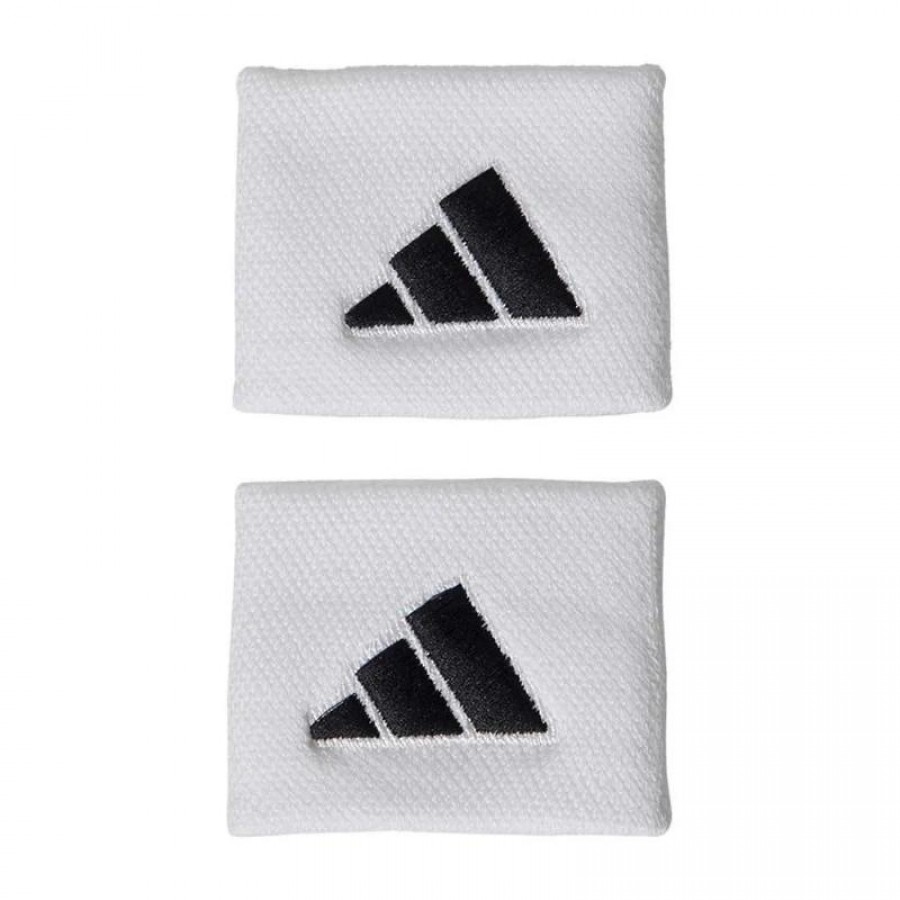 Adidas Short White Black Wristbands 2 Units