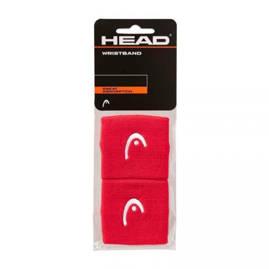 Munequeras Head Rojo 2.5