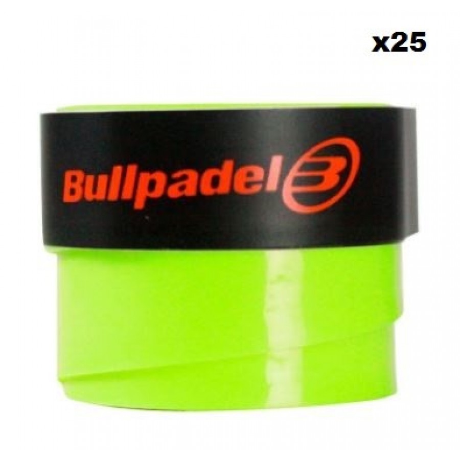 Overgrips Bullpadel Amarillo Azufre Liso 25 Unidades