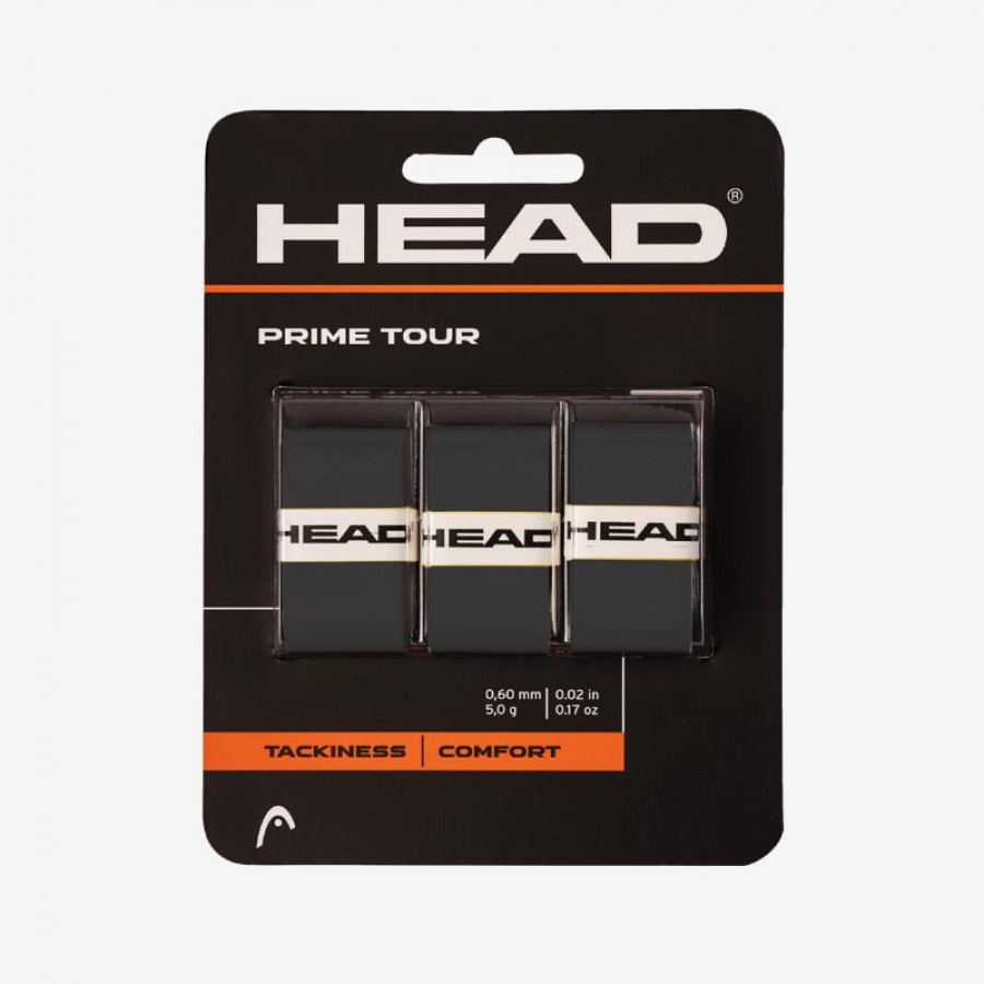 Overgrips Head Prime Tour Noir 3 unites