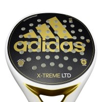 Raquette adidas X-Treme en or blanc