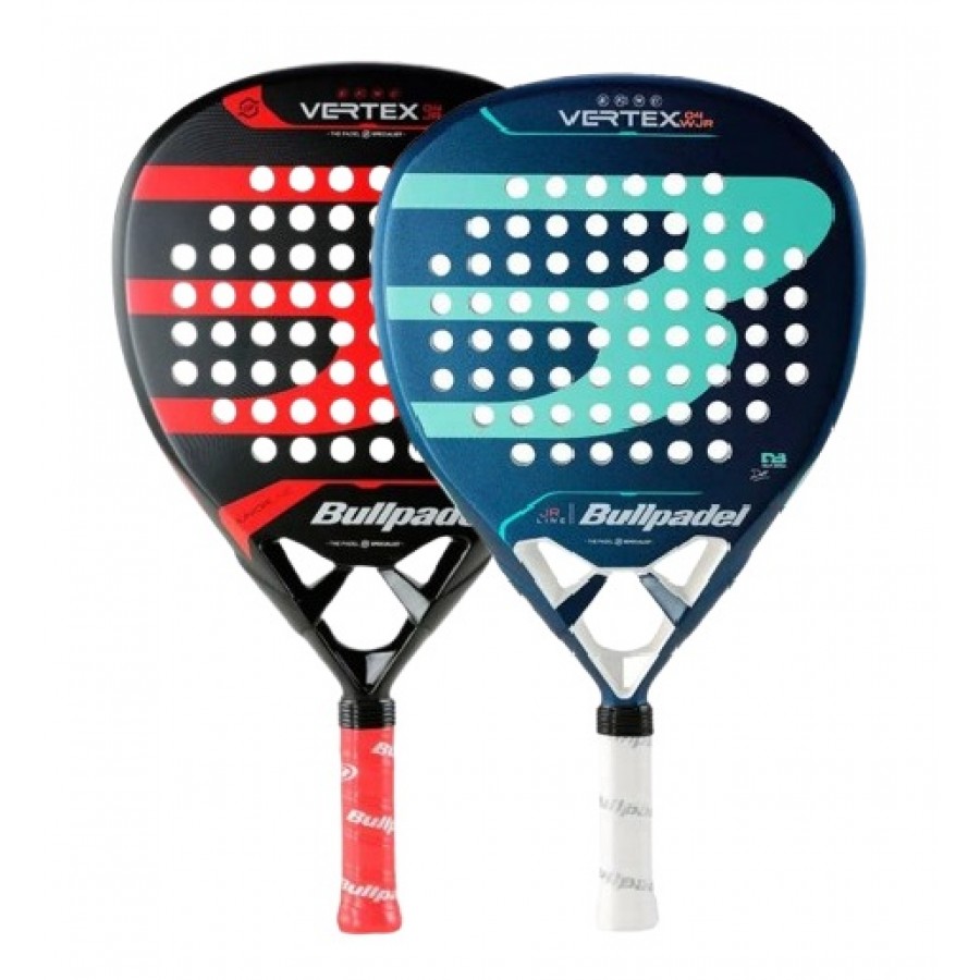 Pala Bullpadel Delfi Brea Vertex Woman Junior 2024 y Tello Vertex 04 Junior 2024