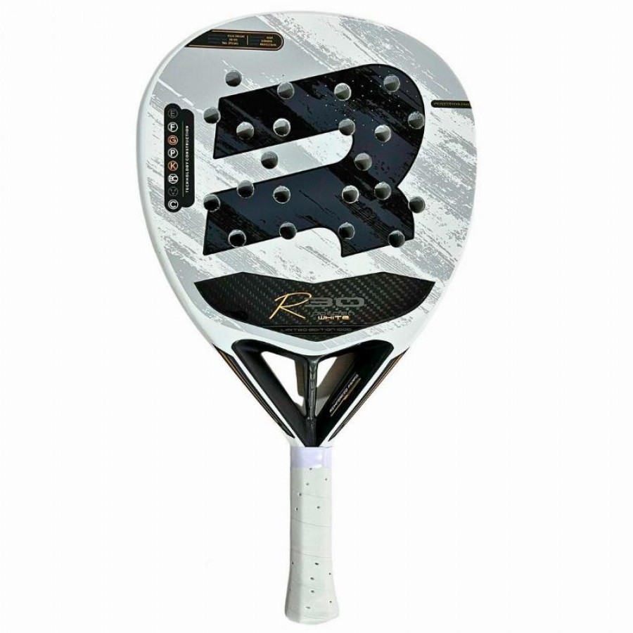 Pala Royal Padel R30 LTD Blanco Dorado 2025