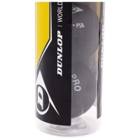 Pelota Squash Dunlop Pro Doble Punto Amarillo 3 Unidades