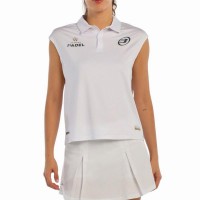 Polo Bullpadel Premier Padel Acido Blanco