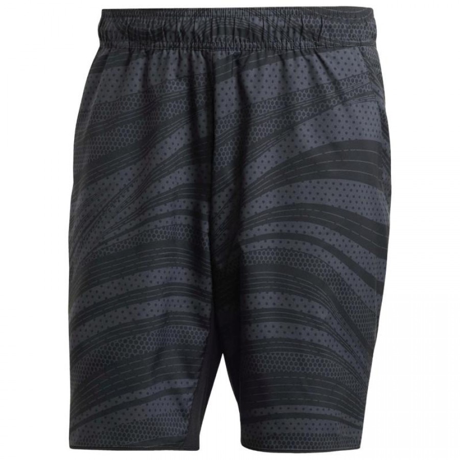 Short Adidas Club Graphic Carbon Negro