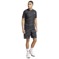 Short Adidas Club Graphic Carbon Negro