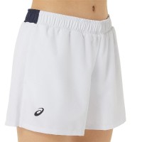 Short Asics Court Blanco Marino Mujer