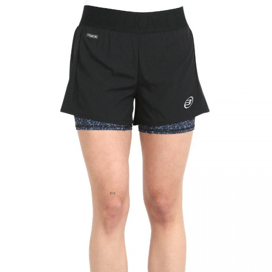 Short Bullpadel Breca Negro Mujer