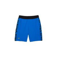 Short Lacoste Sport Azul Estampado